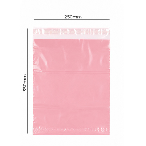 Foliopaki kurierskie 250x350 mm perłowy róż 50 sztuk