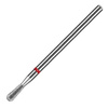Fresa diamantata a fiamma affilata rossa Staleks Expert 2,3/8 mm