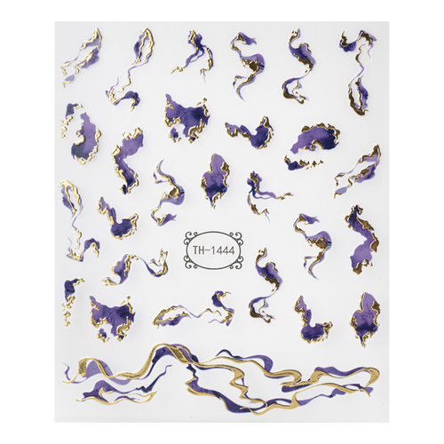 Selbstklebende Nagelsticker, Muster TH-1444