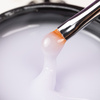 Budujący żel samopoziomujący twardy średniogęsty builder gel self leveling Molly Nails Milky HEMA/Di-HEMA Free 50 g