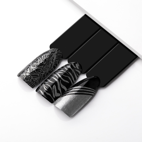 AlleLac Nail Stamping Polish – Lack für Stempel und Stamping, Silber, 7 ml