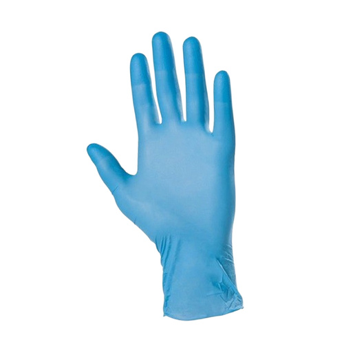 10sztuk Rękawiczki nitrylowe bezpudrowe Master Glove PF Simple Rozmiar M niebieskie 100 szt