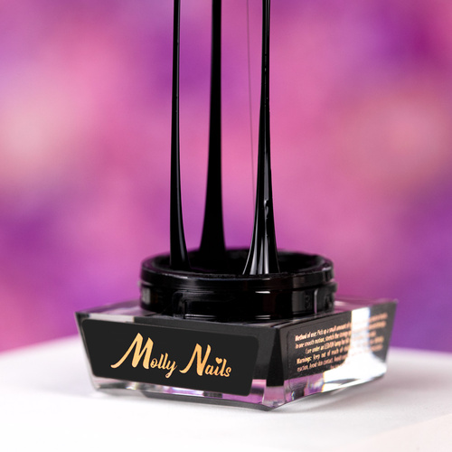 Spider Gel von MollyNails, schwarz, HEMA/Di-HEMA-frei, 5 g