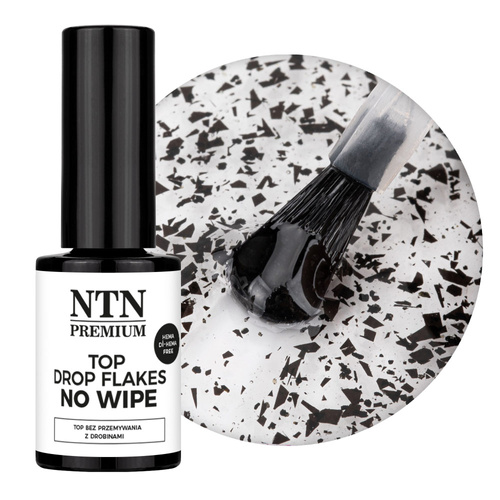 Top Drop Flakes Eggshell Top Coat (No-Wipe, No-Rinse) NTN Premium HEMA/Di-HEMA Free 7g