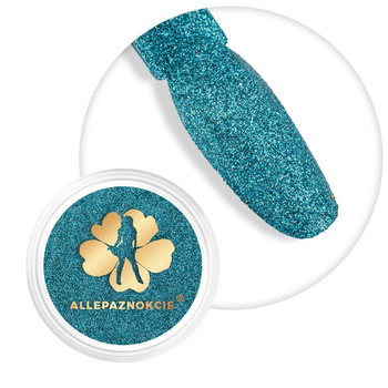 Pyłek do paznokci Sequin Quartz Effect Allepaznokcie Royal Blue Nr 12