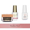 Molly Nails PRO MATCH SYSTEM 2+1 Nutty Nut 2 gel modellanti + Doctor Top 15 g
