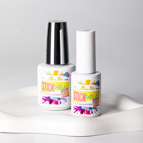 Baza Klej produkt do mocowania naklejek STICKease glue Molly Nails by Laskovska HEMA/Di-HEMA Free 7g