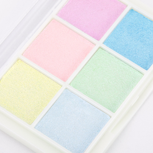 Poudre pour ongles effet miroir, coffret 6 couleurs Molly Nails n° 8