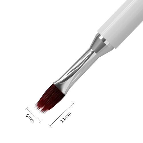 Staleks EXCLUSIVE Double-Sided Brush: 10 mm for Decorations and 11 mm for Ombre