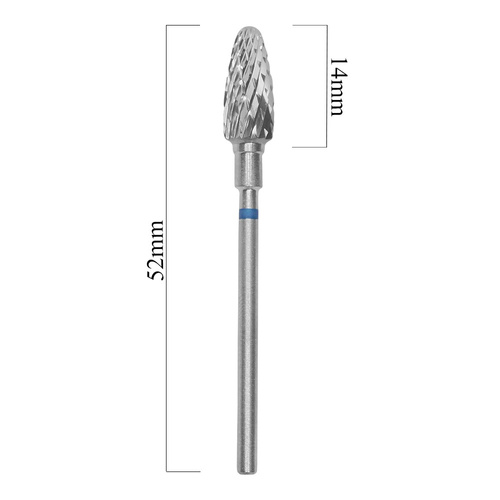 Frez z węglika spiekanego stożek okrągły niebieski Staleks Expert 6/14mm