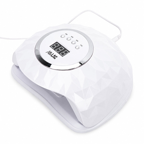 Двофункціональна УФ/LED-лампа для нігтів AlleLac потужністю 248 Вт для гібридних лаків, гелів та акрилогелів, біла, Y13, довжина кабелю 3 м