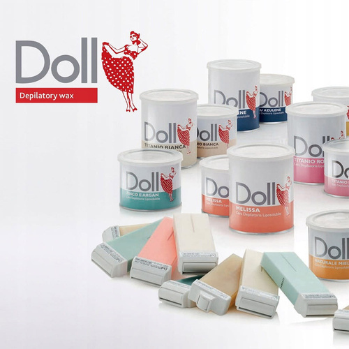 Cire en rouleau pour épilation à la bande Xanitalia Doll Azulene à l'azulène, 100 ml