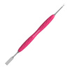 Pince à cuticules Gummy avec manche en silicone Staleks Uniq 11 TYPE 1 : repousse-cuticules plat et droit et anneau