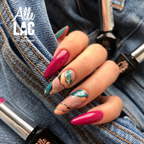 Poudre pour ongles Bling Bling Effect Allepaznokcie 1 g N° 07