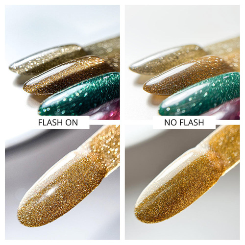 Гібридний лак Molly Nails Flashing Lights 3 Honeywood без HEMA/Di-HEMA, 8 г, № 611