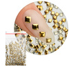 ShinePins: tachuelas lisas, adornos brillantes para uñas, cuadradas, grandes, NTN Premium n.º 3, 5 g