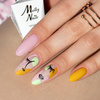 5+1gratis Lakier hybrydowy Molly Nails Fancy Fashion Sunrush HEMA/Di-HEMA Free 8g Nr 336