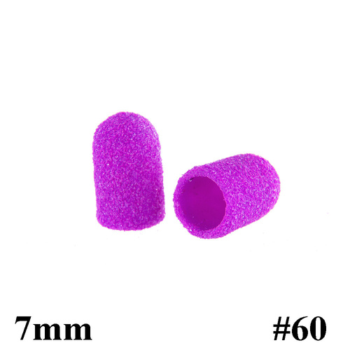 Kapturki do pedicure 7 mm gradacja 60 100szt ABS Podo Allemed Fioletowy Purple