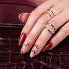 LED/UV Gel Polish "The Trend Edit" No. 300 Dark Chocolate by MollyNails, HEMA/Di-HEMA Free, 8g+ FREE Color Chart