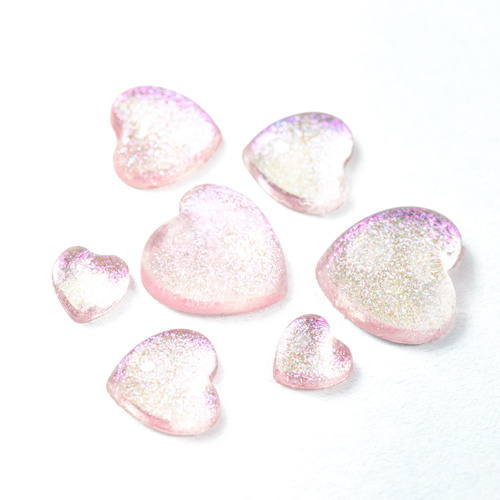 3D-прикраси для нігтів у формі сердечок Molly Nails № 2, 40 шт.