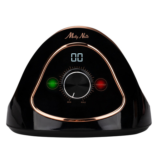 Frezarka do paznokci 68W Molly Nails do manicure pedicure czarno-złota M15 45 000 obrotów