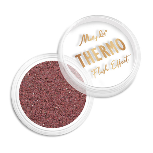 Polvo para uñas Thermo Flash Effect MollyLac 0,5 g N.º 1