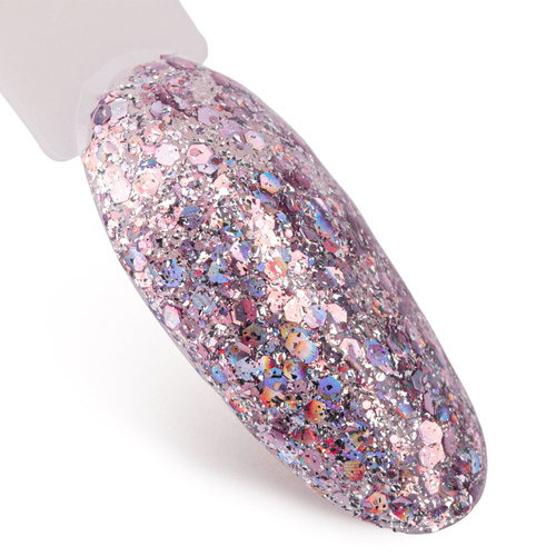 MollyLac Born To Glow Luminatic Glitter Hybrid Nail Polish, 10 g, No. 576