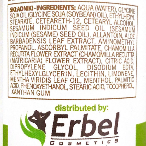 Lait après épilation Arcocere menthe 150 ml