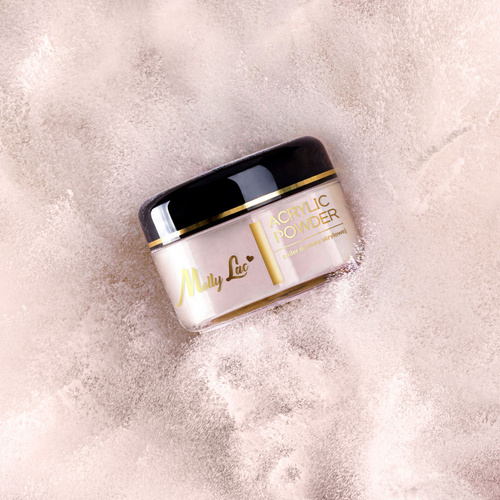 10+1 gratis Polvere acrilica per unghie MollyLac Acrylic Powder Apricot Cover 30 g
