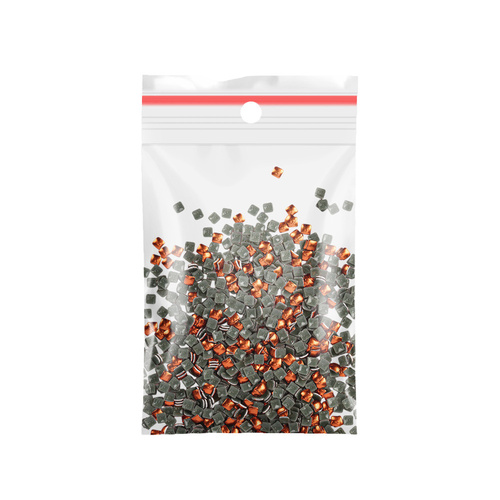 ShinePins: tachuelas lisas, adornos brillantes para uñas, cuadradas, mini, NTN Premium, n.º 4, 5 g