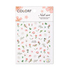 Selbstklebende Valentinstag-Nagelaufkleber mit Rosenmotiv CA-472