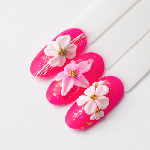 11 + 1 gratis: Gel acrílico Polygel, gel de construcción para extensiones AcrylGel Molly Nails, sin HEMA/Di-HEMA, Pure White, 30 ml