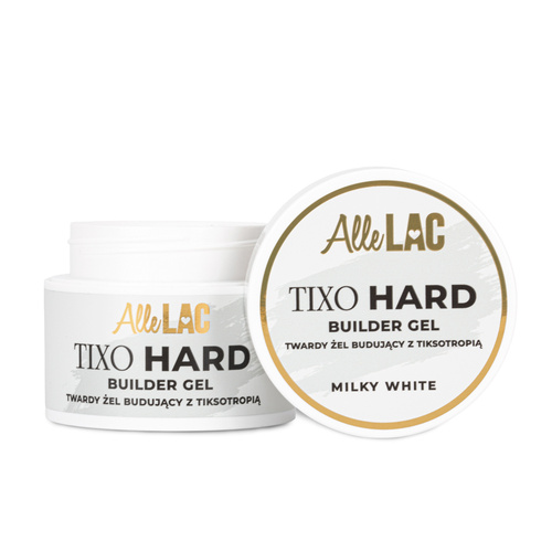Gel de modelage thixotrope AlleLac Tixo Hard Builder Gel Milky White 45 g