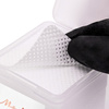 Dischetti di cotone anti-polvere perforati per unghie Molly Nails, bianchi, 5x5 cm, 200 pezzi