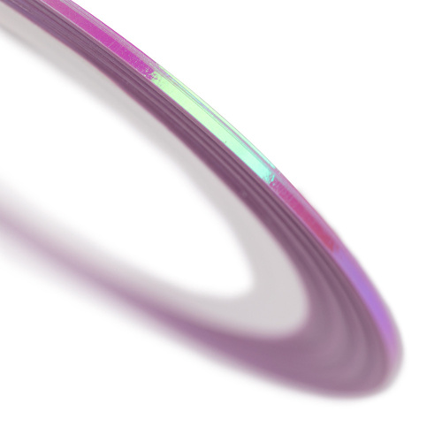Nitka tasiemka do zdobień krążek light violet Nr 14