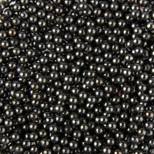 Nail decoration Bulion Lux caviar Black 1.2 mm 4 g No. 4