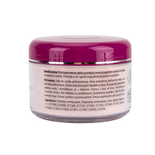 10+1 free Allepaznokcie Cover Pink Acrylic Nail Powder 120g No. 7