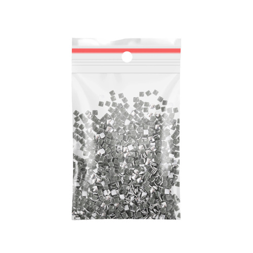 ShinePins : clous lisses, strass, décorations pour ongles, carrés, mini, NTN Premium n° 10, 5 g