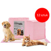 12 pieces Absorbent mats for dogs Potty training Hygiene Cleanliness AlleMed 50 pieces 60x90 cm pink