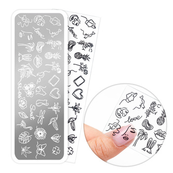Placa para sellos con motivos SU-06 MollyNails
