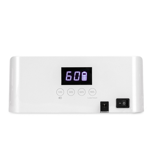 Lampa do paznokci UV/LED 36W Molly Nails do lakierów hybrydowych żeli i akrylożeli bezprzewodowa biała V10BAT