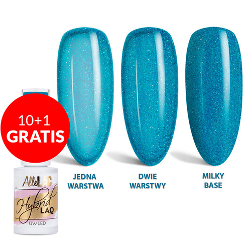 10 + 2 gratuits - Vernis hybride LED/UV Gel Polish n° 251 Édition limitée AlleLac 5 g
