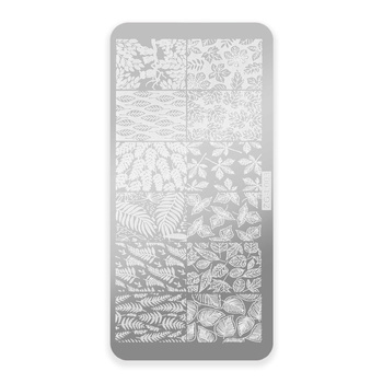 Pattern plate for autumn leaf stamps ZG-L003