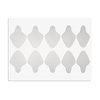 Moldes de silicona autoadhesivos para Dual Form, forma ovalada corta ST012-2 MollyLac, 24 unidades.