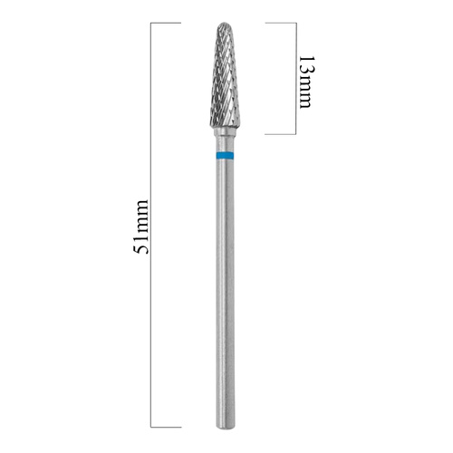 Staleks Expert Blue Tapered Cemented Carbide Cutter, 4/13 mm