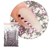 ShinePins: borchie lisce, decorazioni luccicanti per unghie, quadrate, mini, NTN Premium n. 1, 5 g