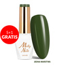 5+1gratis Lakier hybrydowy LED/UV Gel Polish The Trend Edit Nr 304 Evergreen MollyNails HEMA/Di-HEMA Free 8g