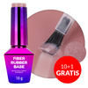 10+1gratis Baza kauczukowa LED/UV z włóknami Molly Nails Rubber Fiber Base Biscotti 10g