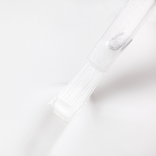 Top Milky MollyNails, smalto lattiginoso no-wipe senza risciacquo, Cream White, senza HEMA/Di-HEMA, 10 g