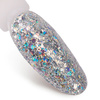 5+1gratis Lakier hybrydowy brokatowy MollyLac Born To Glow Aspire 10 g Nr 573
